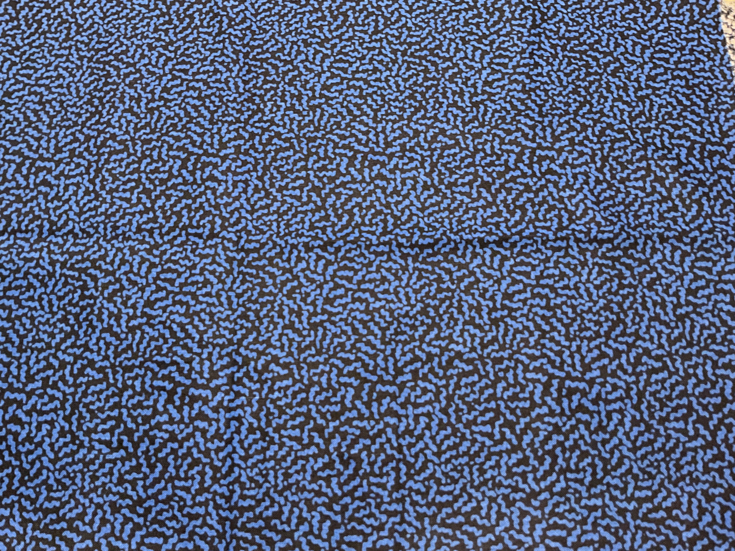 Blue blender fabric