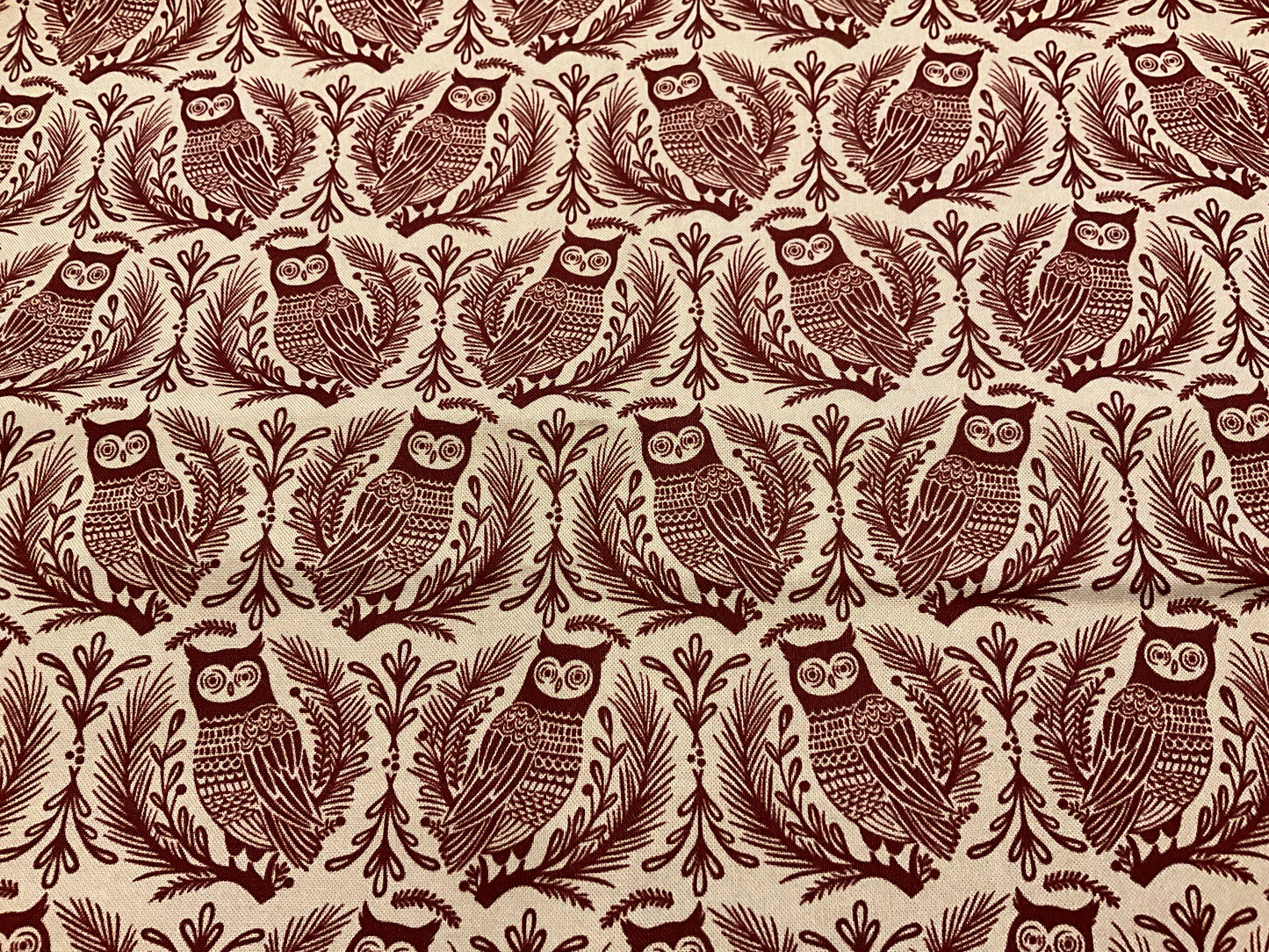 Owl fabric