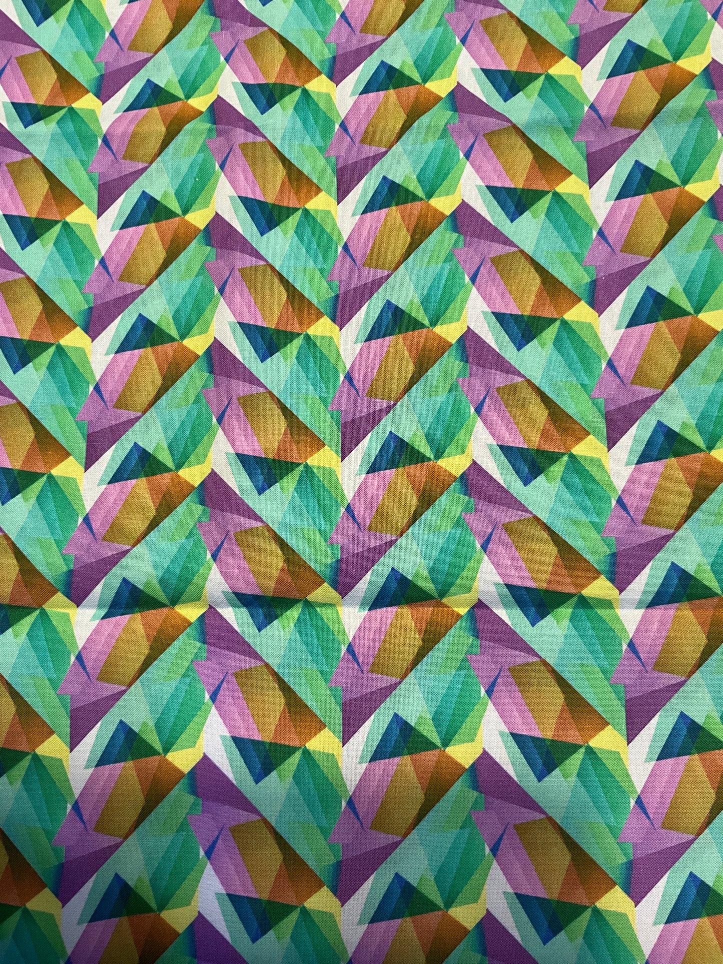 Geometric print fabric