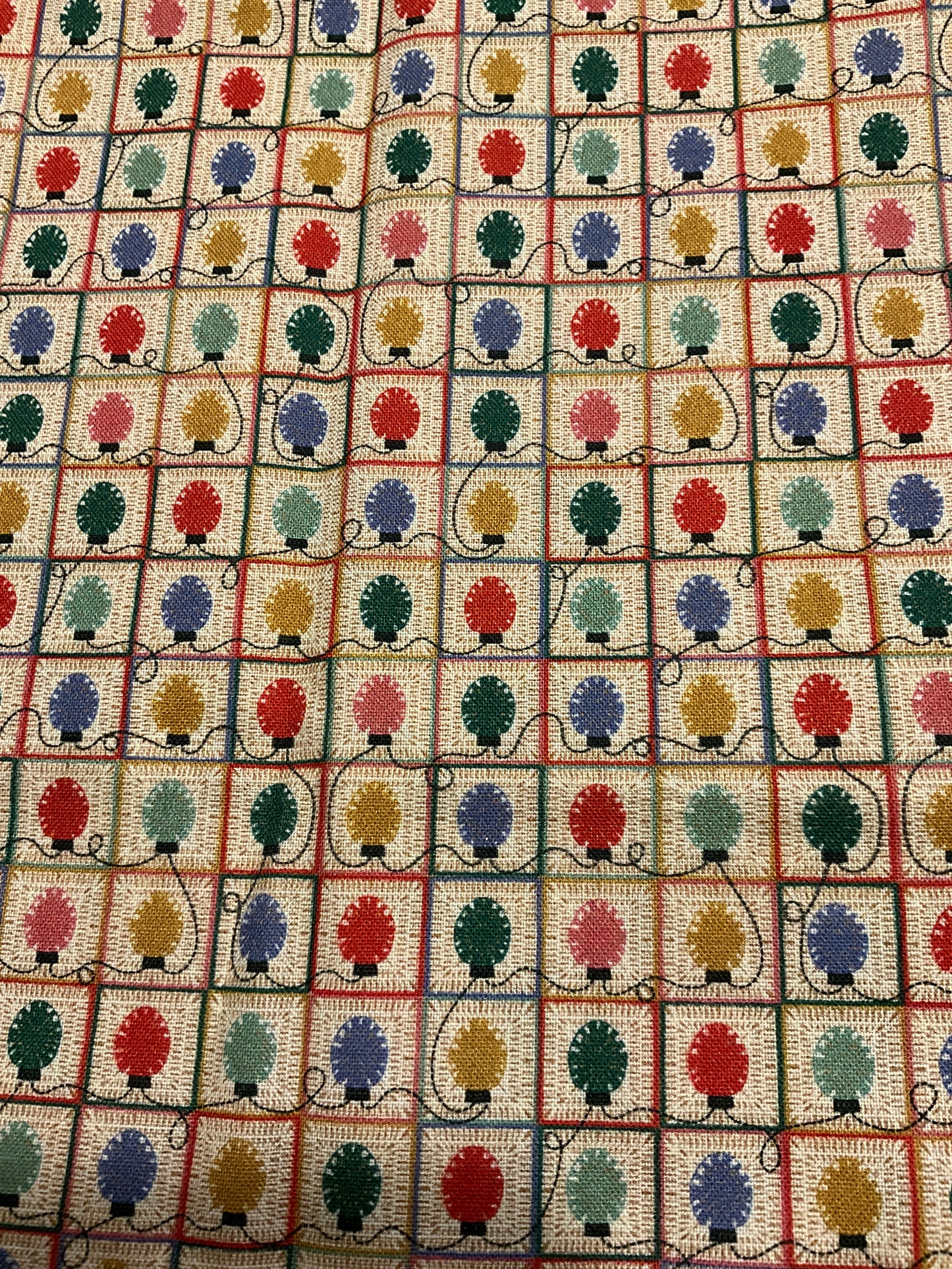 Christmas Lights fabric