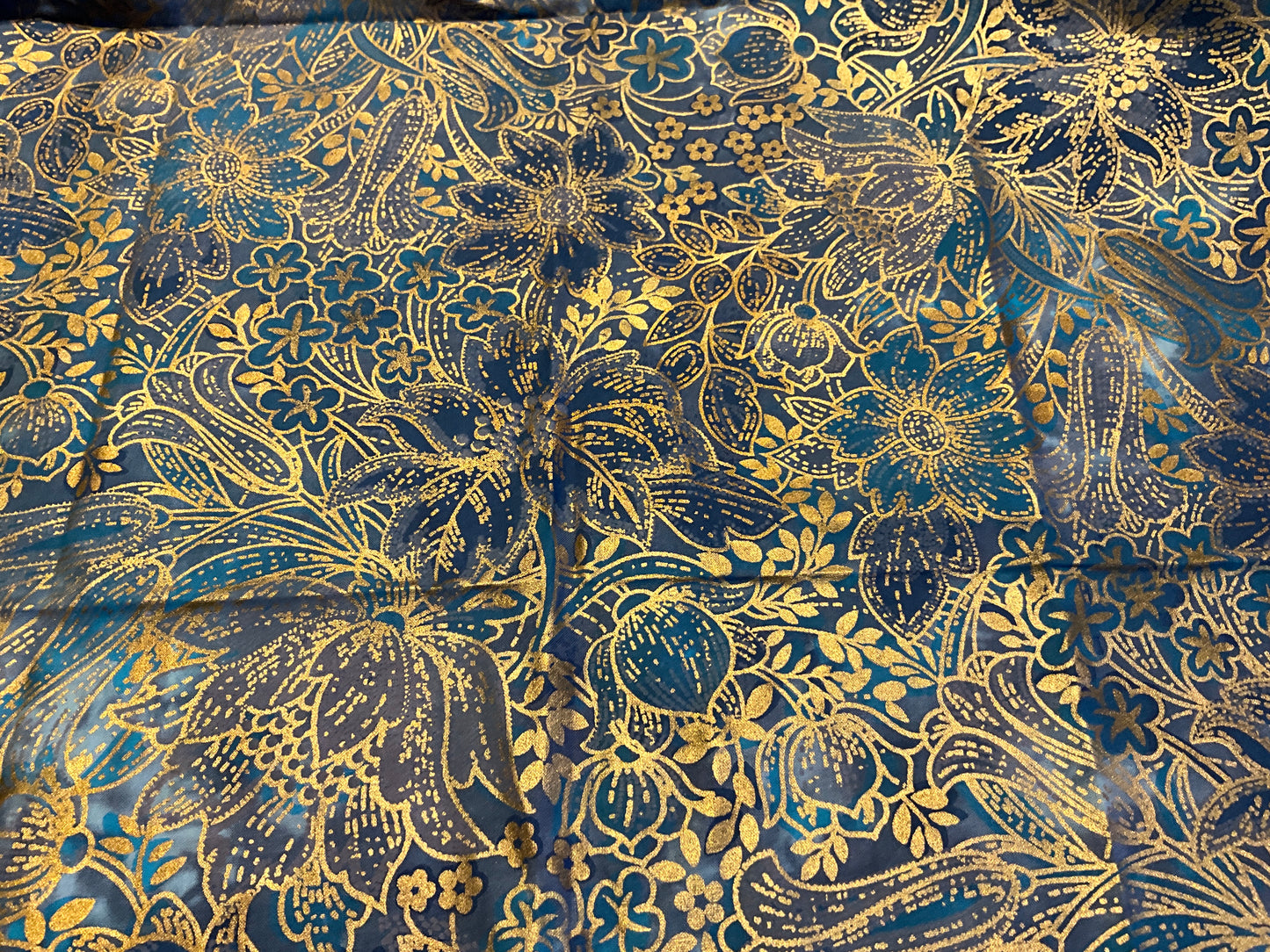 Gold Gilded fabric