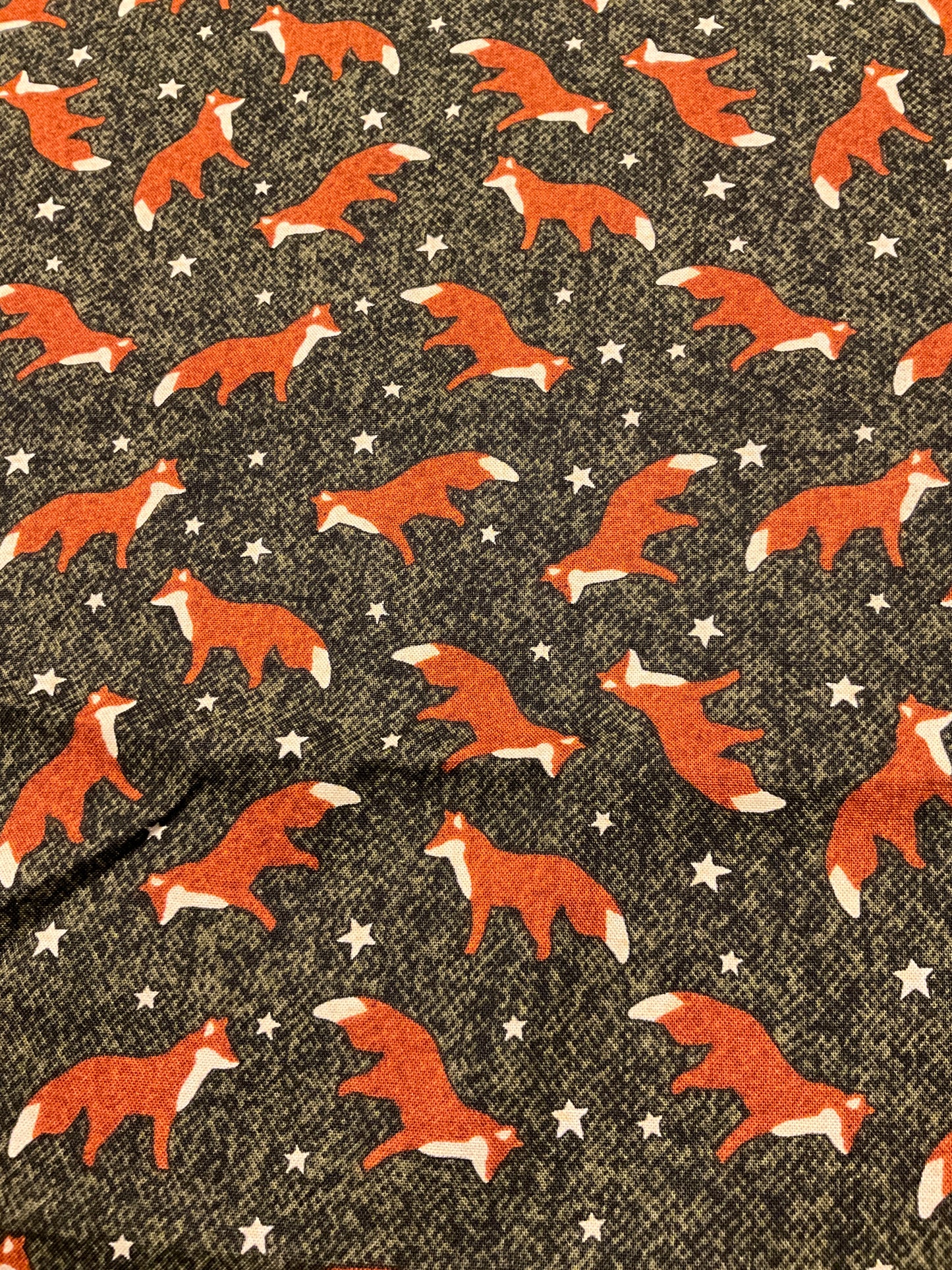 Fox print fabric