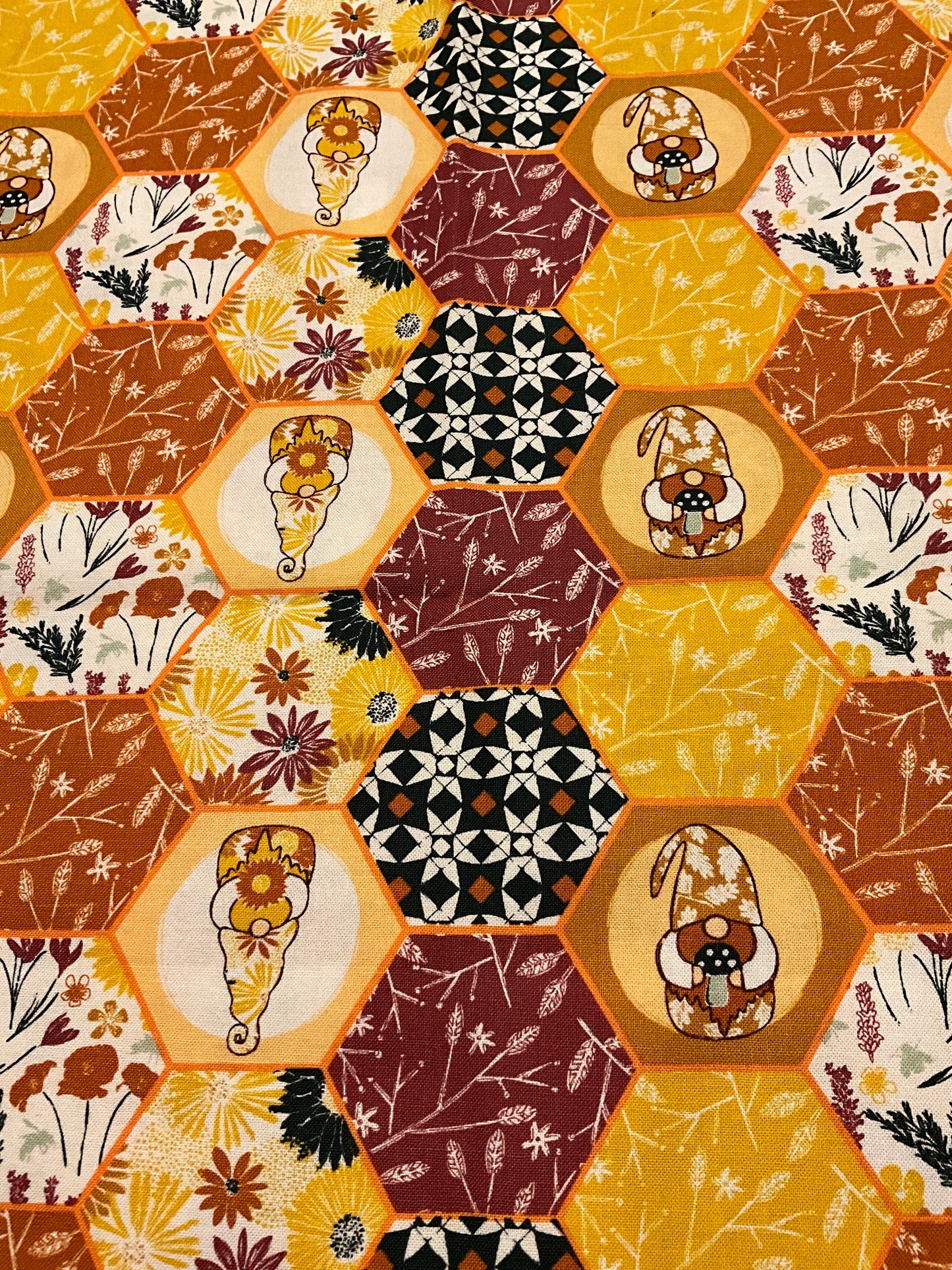 Gnome Fall fabric