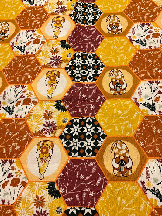 Gnome Fall fabric