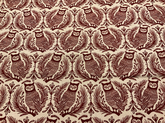 Owl fabric