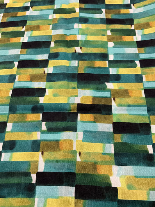 Watercolor print fabric