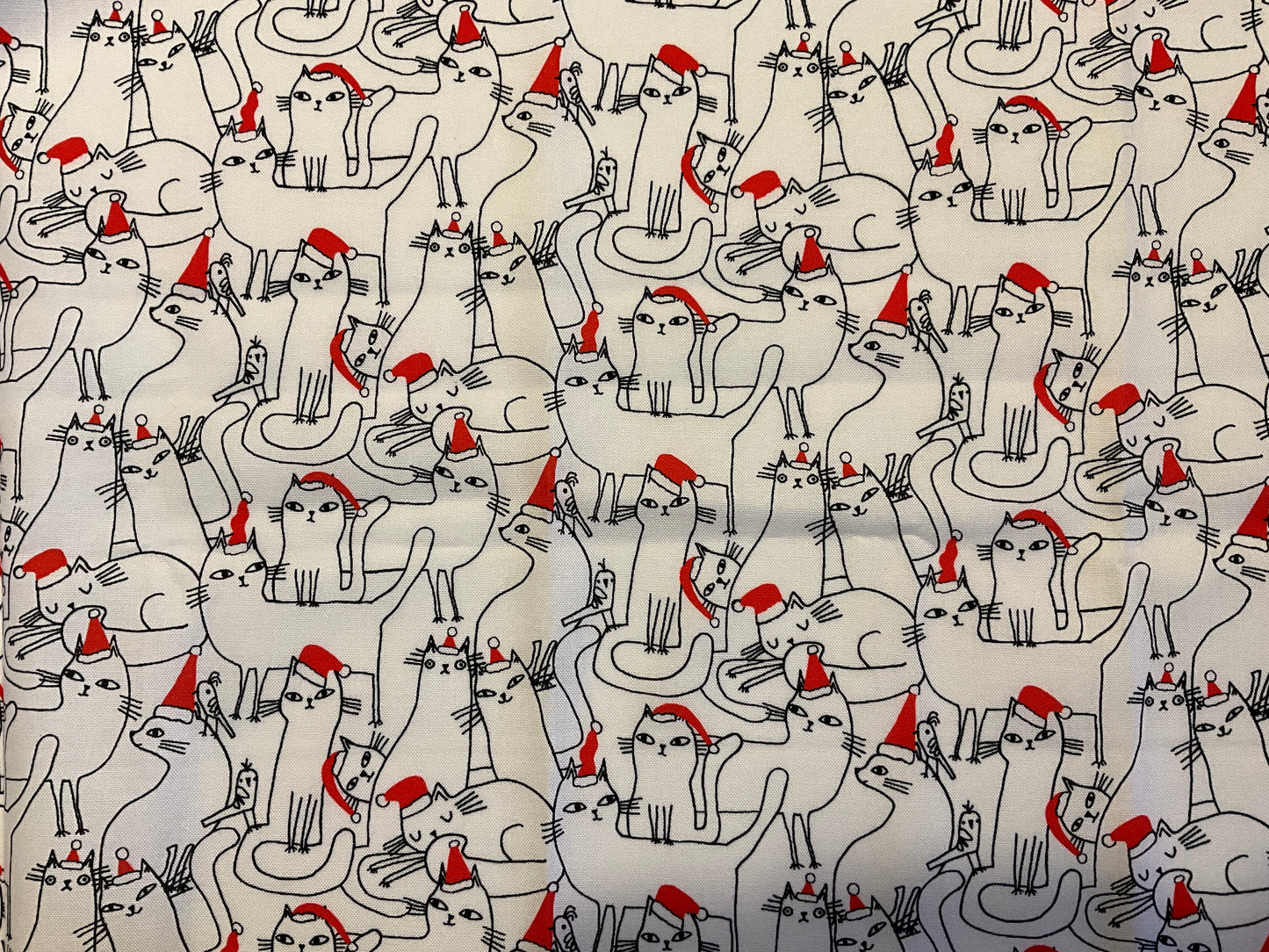 Christmas Cat fabric