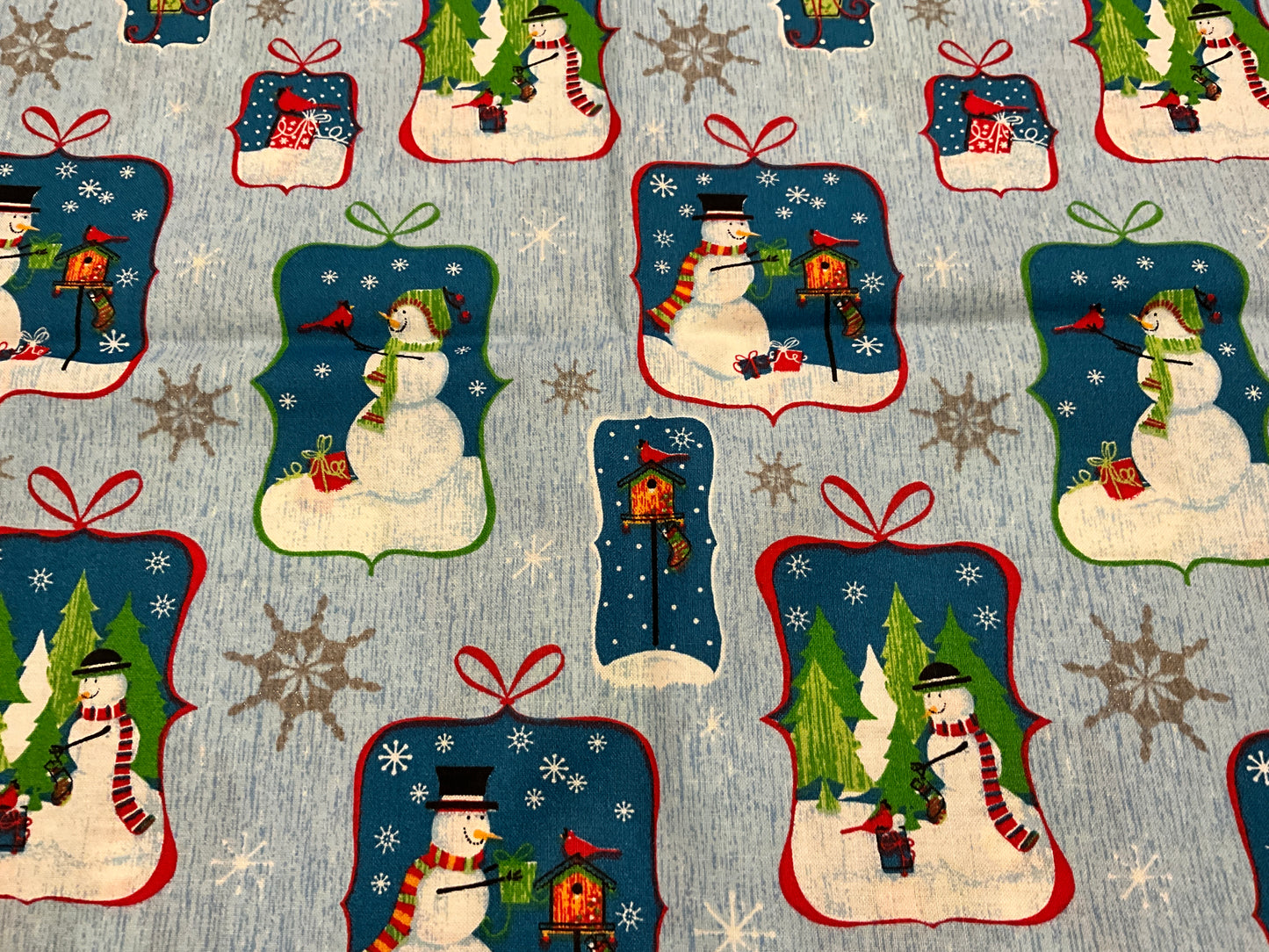 Snowman fabric