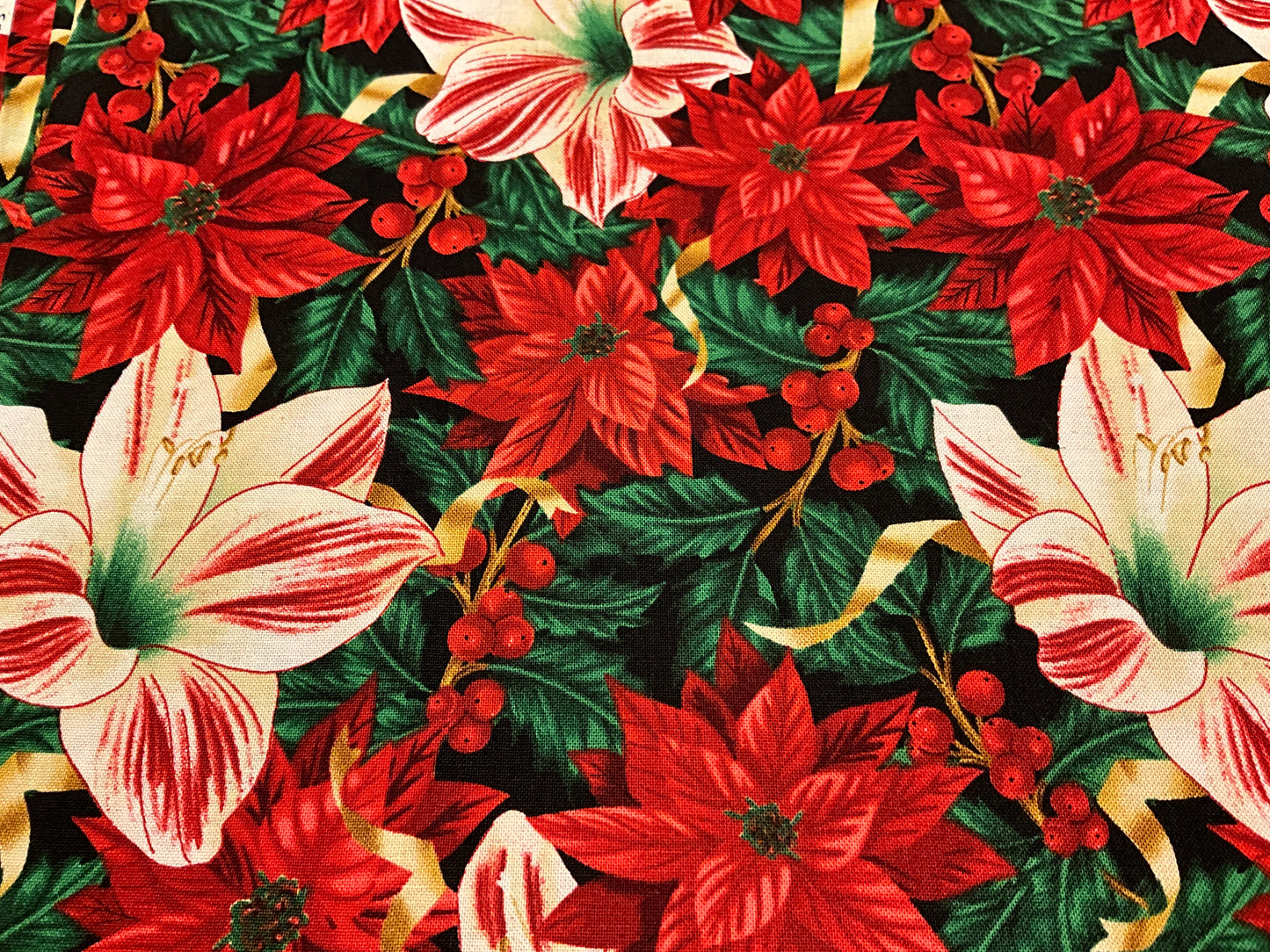 Poinsettia fabric