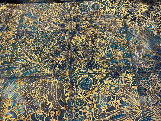 Gold Gilded fabric