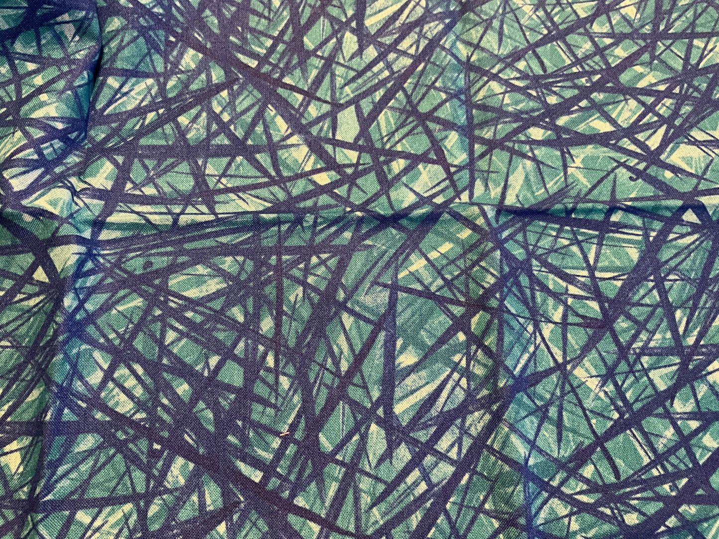 Blue Blender fabric