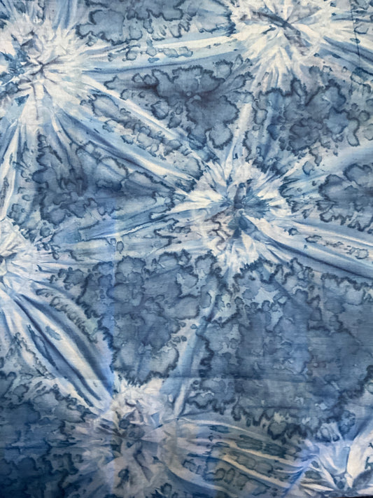 Blue Batik fabric