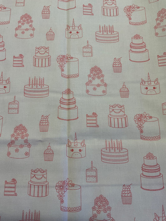 Birthday fabric