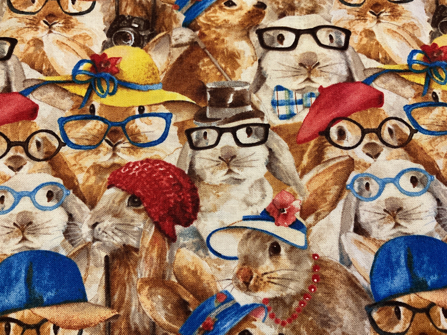 Bunny print fabric