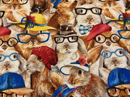 Bunny print fabric