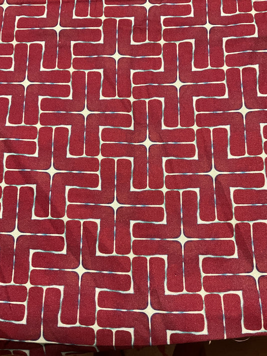 Geometric print fabric