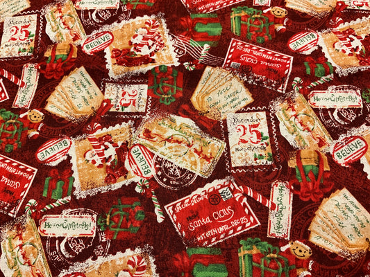 Vintage Christmas fabric