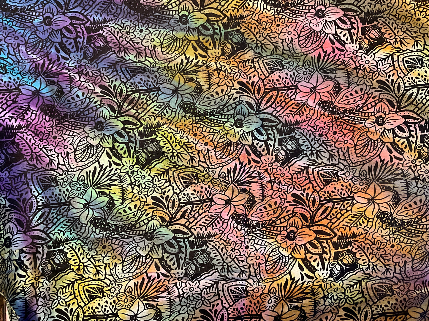 Rainbow fabric
